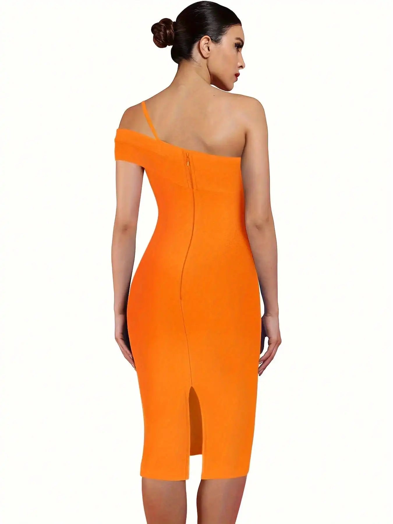 Ocstrade Bandage Dress Bodycon Evening One Shoulder Outfit