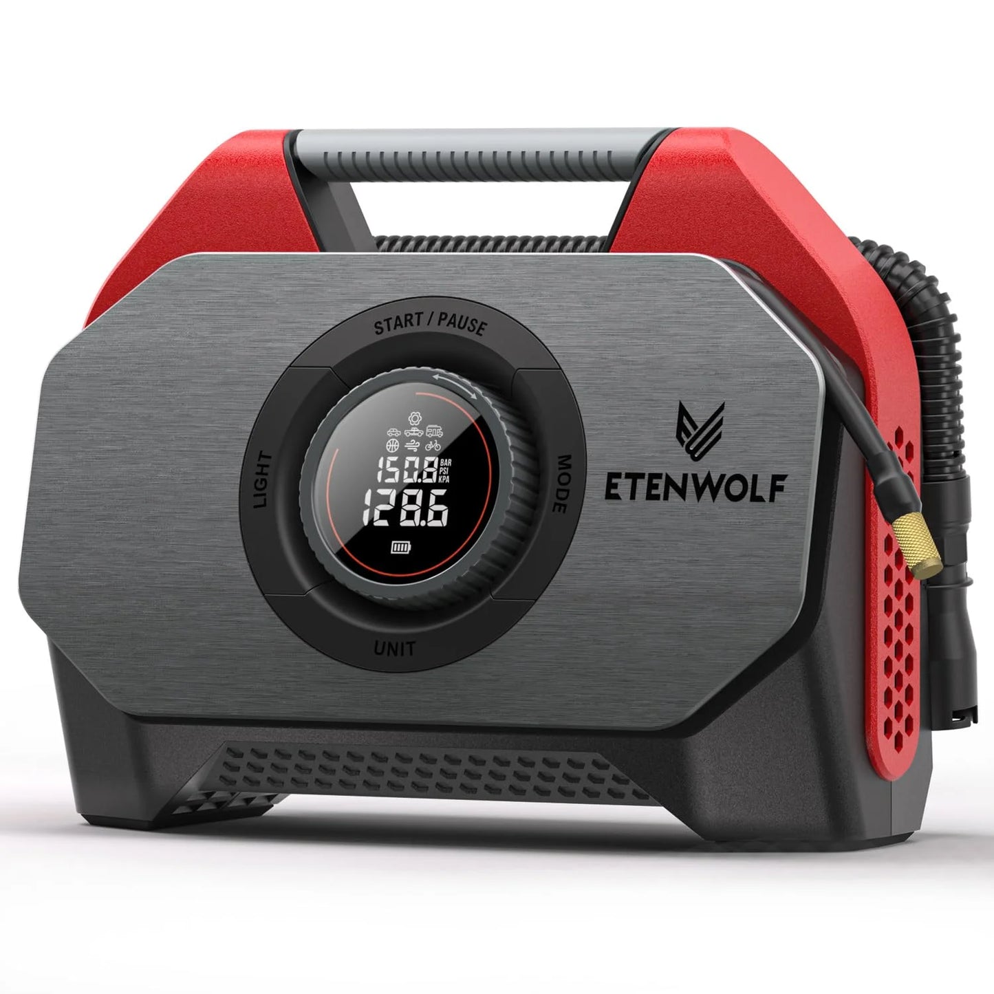 ETENWOLF S6SE Portable Car Tire Inflator Air Compressor Pro