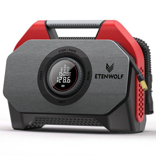 ETENWOLF S6SE Portable Car Tire Inflator Air Compressor Pro