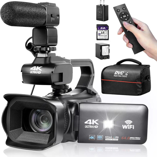 High Definition 4K Ultra HD Video Camera Camcorder Recorder