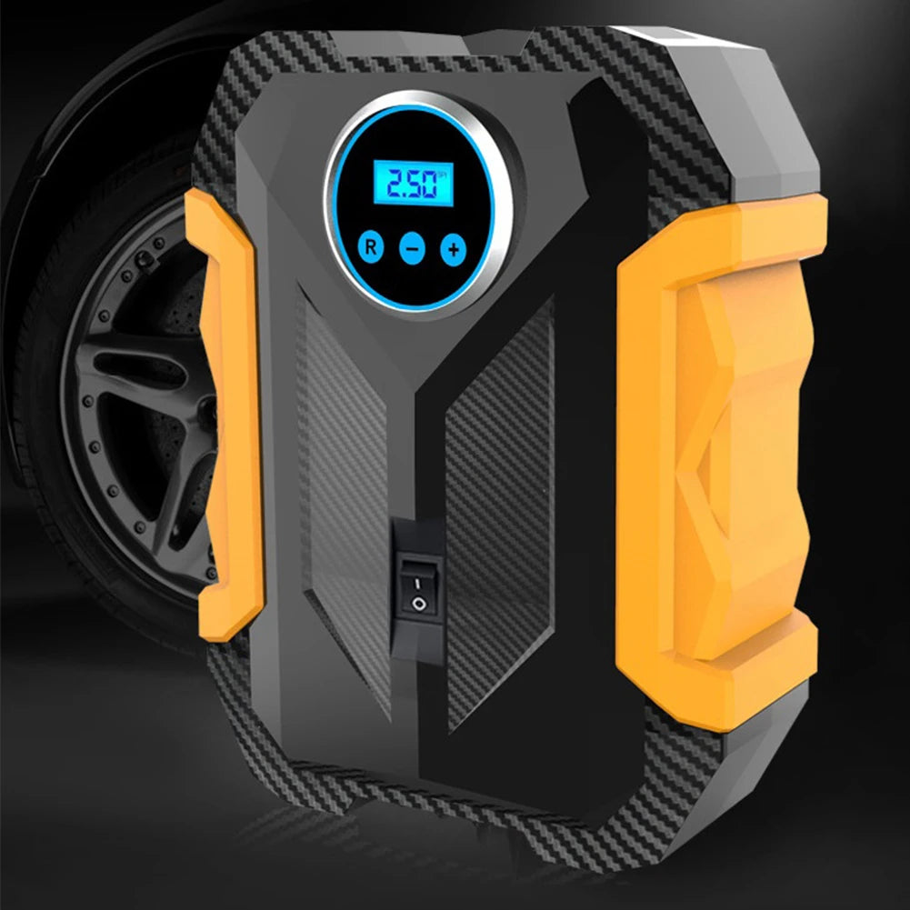 Hign-concerned 150 PSI Portable Car Inflator Pump LED