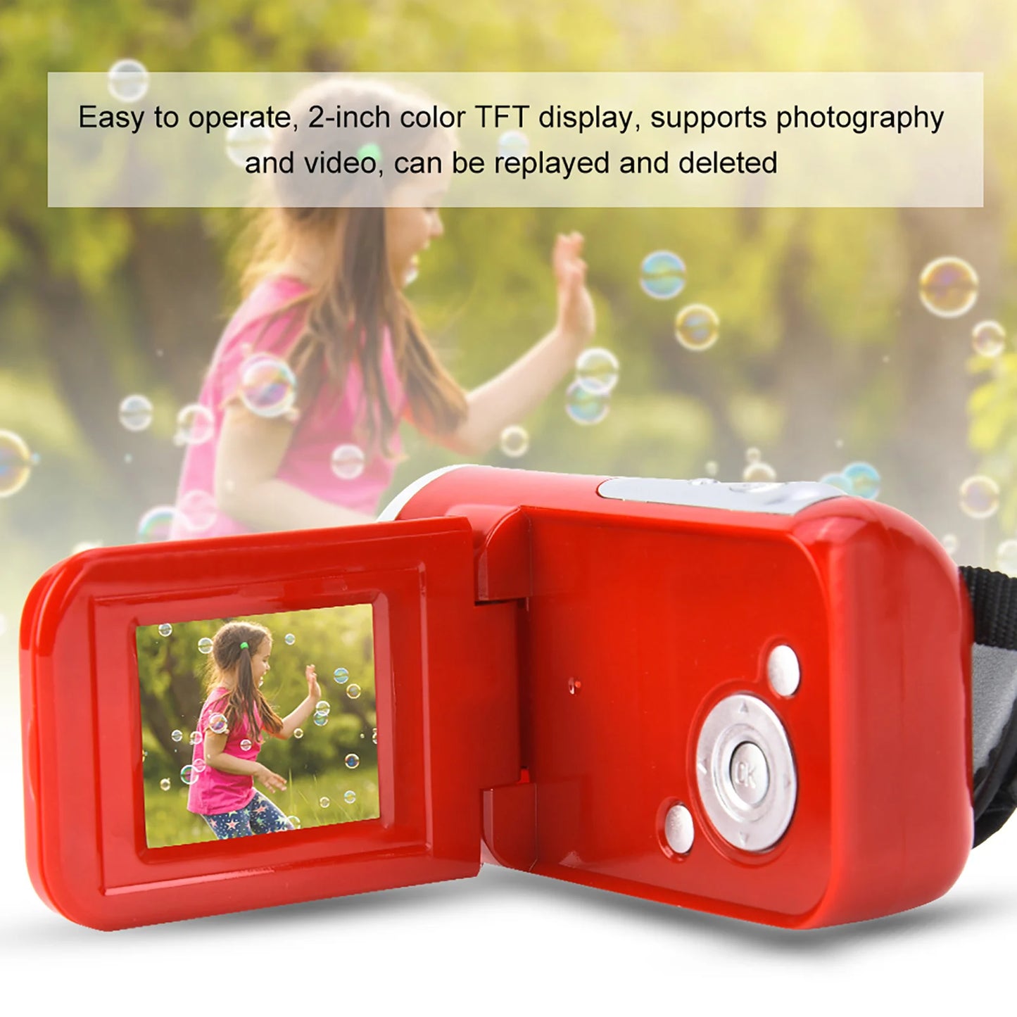 Andoer Portable Kids HD Digital Video Camera Camcorder