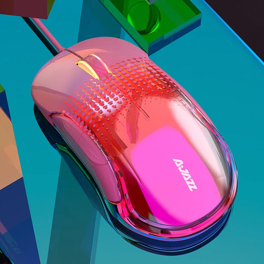 Ajazz J358 Gaming Mouse Wired USB C Backlit Esports