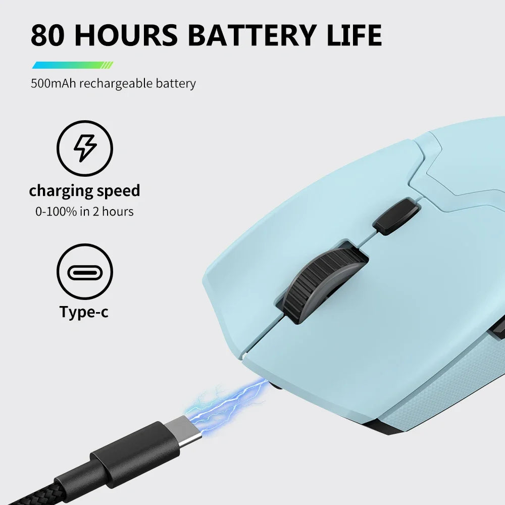 Delux M800PRO Gaming Mouse Wireless Tri Mode 26000DPI
