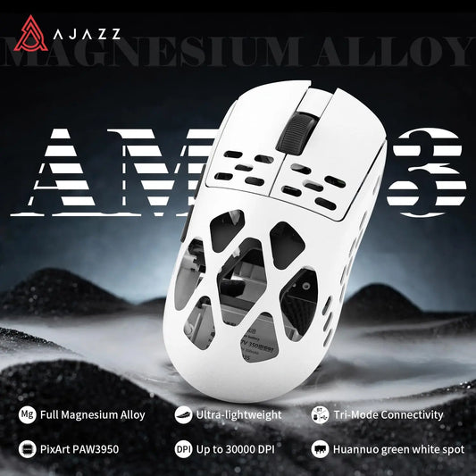 Ajazz AM3 Wireless Gaming Mouse Magnesium Alloy 30000DPI