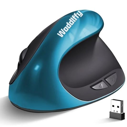 ASOYIOL Ergonomic Wireless Vertical Mouse 6 Buttons Laptop