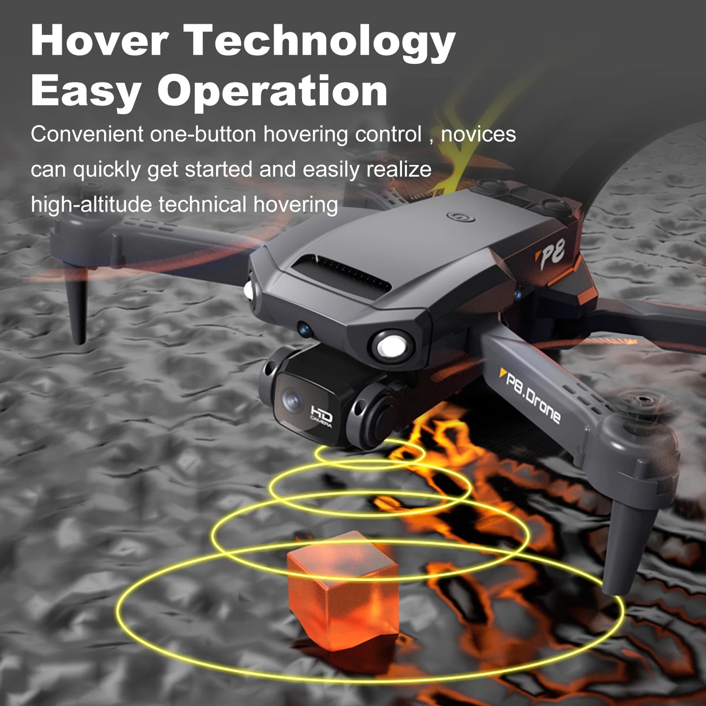 FLY SKY 4K RC Drone With Camera And Gesture Control