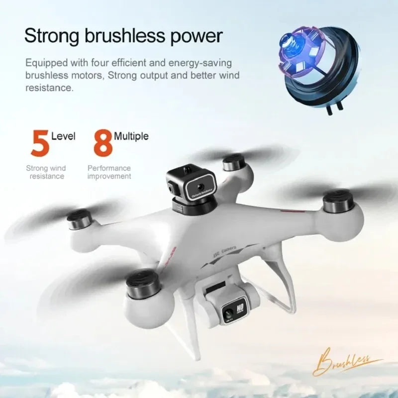 QJ S116 MAX Drone 8K Dual Camera Obstacle Avoidance