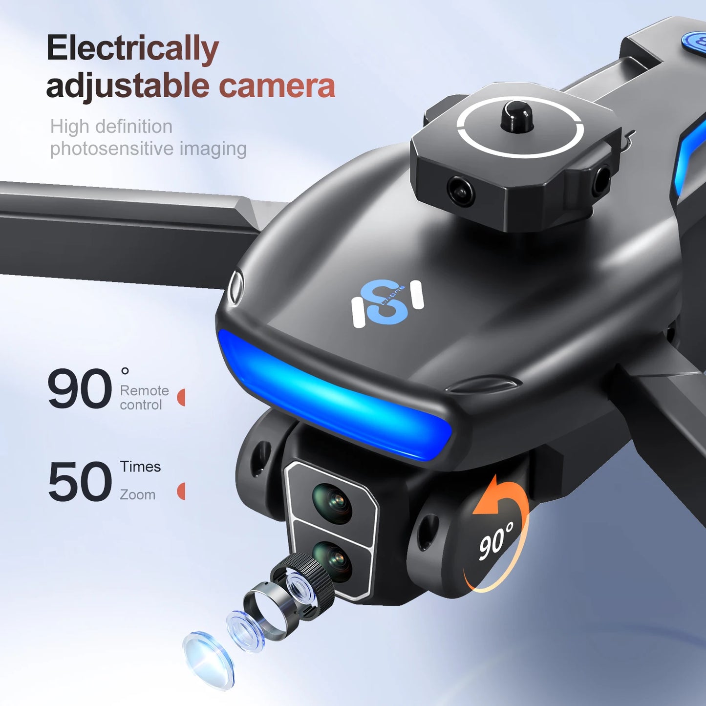 GPS Drone 4K Camera Foldable FPV Quadcopter Auto Return