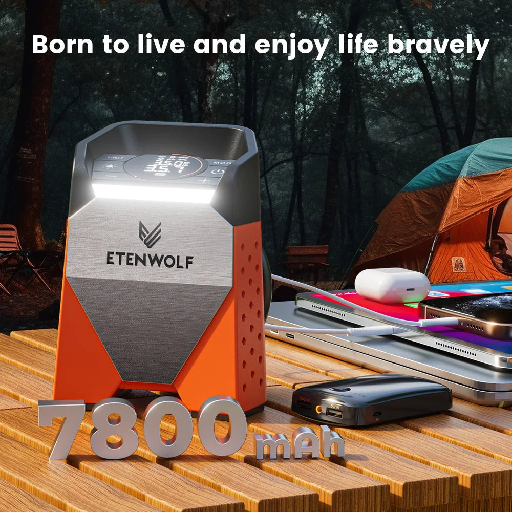 ETENWOLF Zephyr S3C Portable Air Compressor Car Inflator