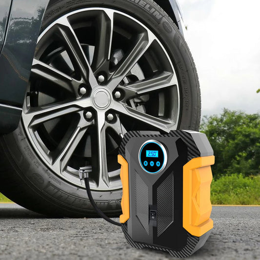 Hign-concerned 150 PSI Portable Car Inflator Pump LED