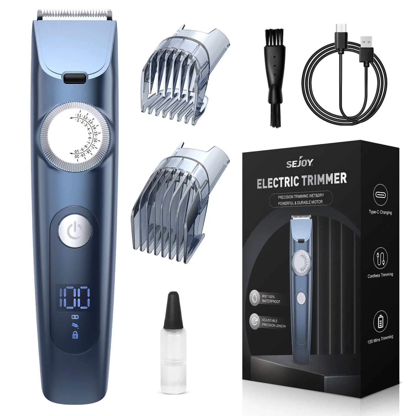 SEJOY 3 In 1 Men Shaver Electric Razor With Floating Head