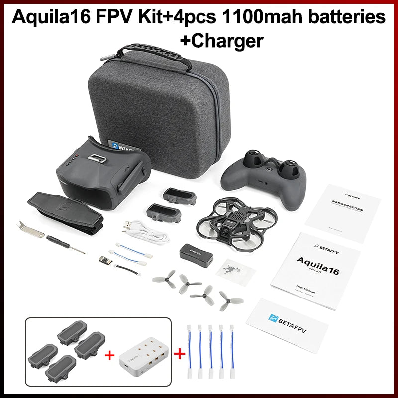 BETAFPV Aquila16 FPV Kit Brushless Racing Drone Indoor