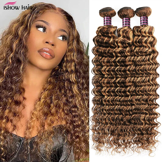 Ishow Hair Wave Bundles Remy Virgin Human Hair Extensions