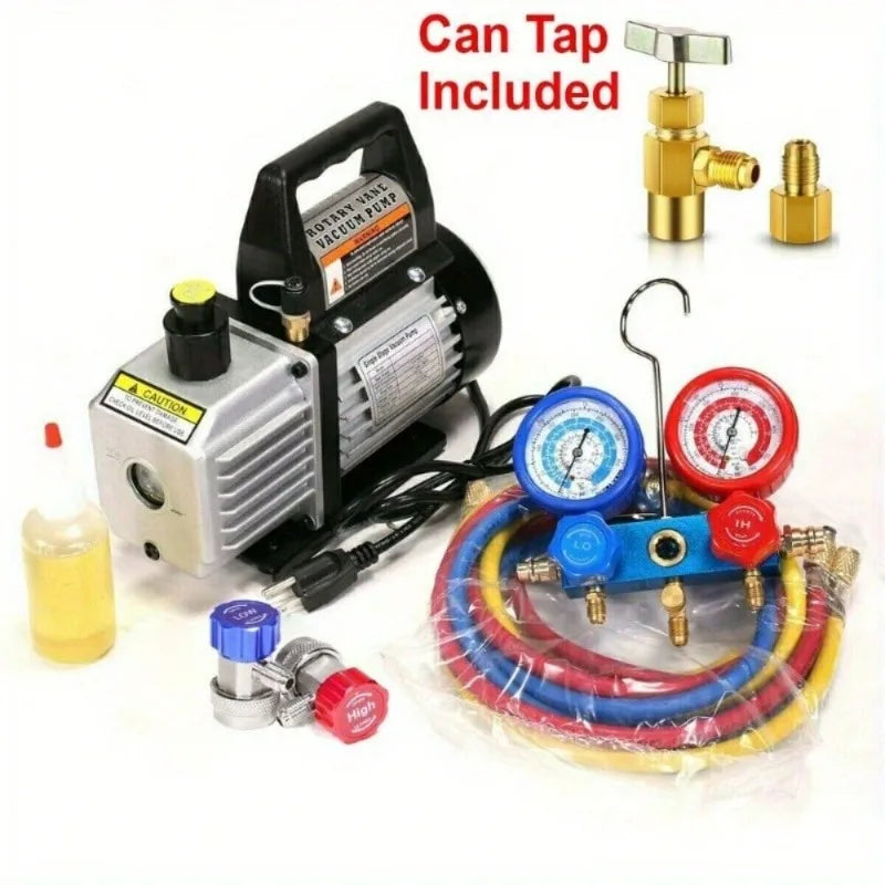 Hign Concerned Air Conditioner Manifold Vacuum Pump Kit