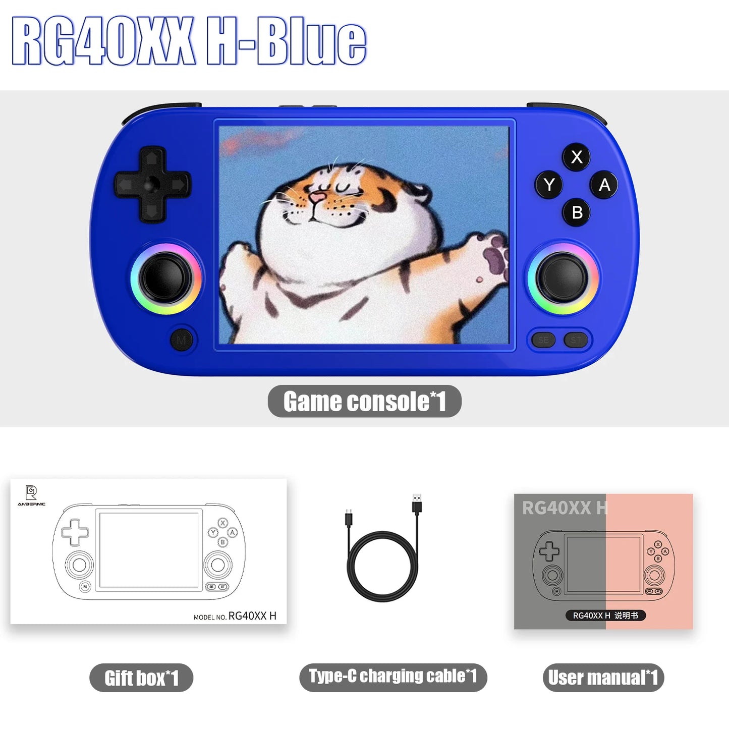 Anbernic RG40XX H Retro Handheld Game Console IPS Screen