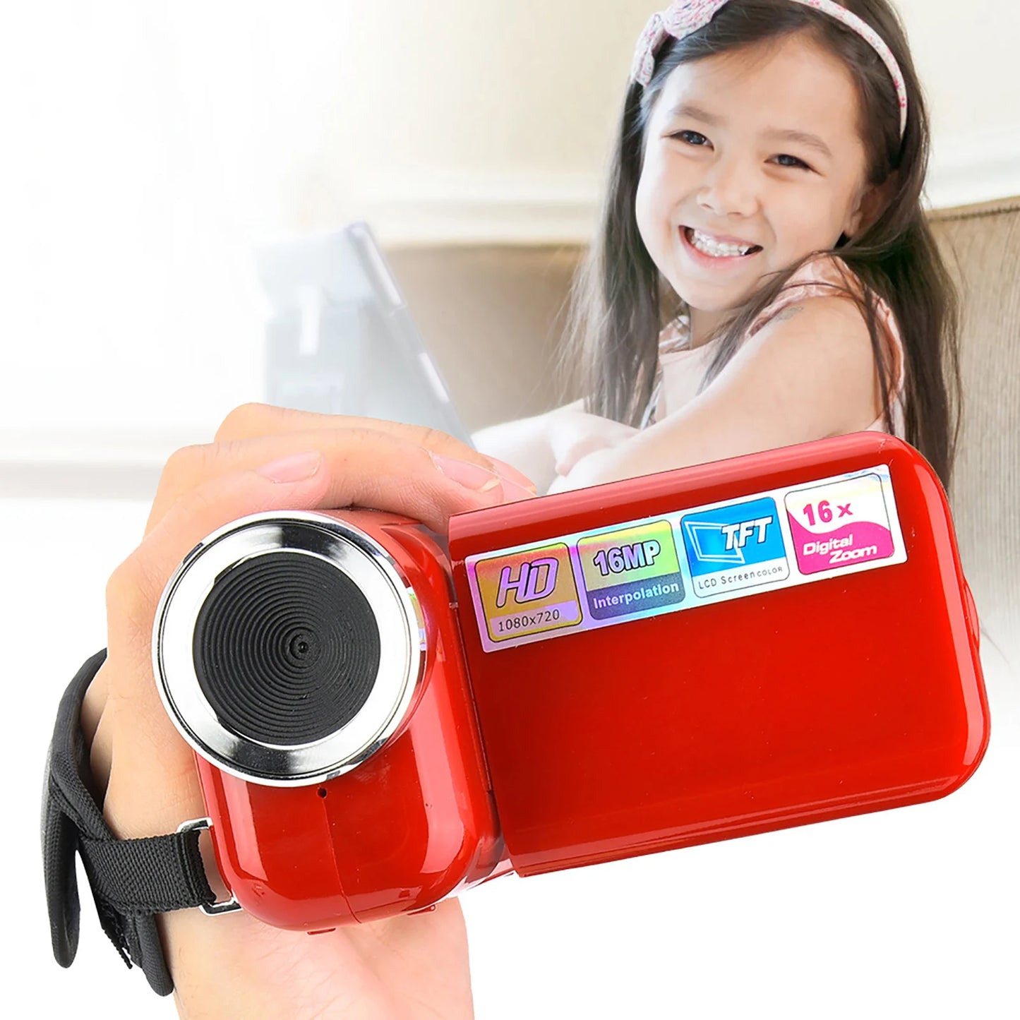 Andoer Portable Kids HD Digital Video Camera Camcorder