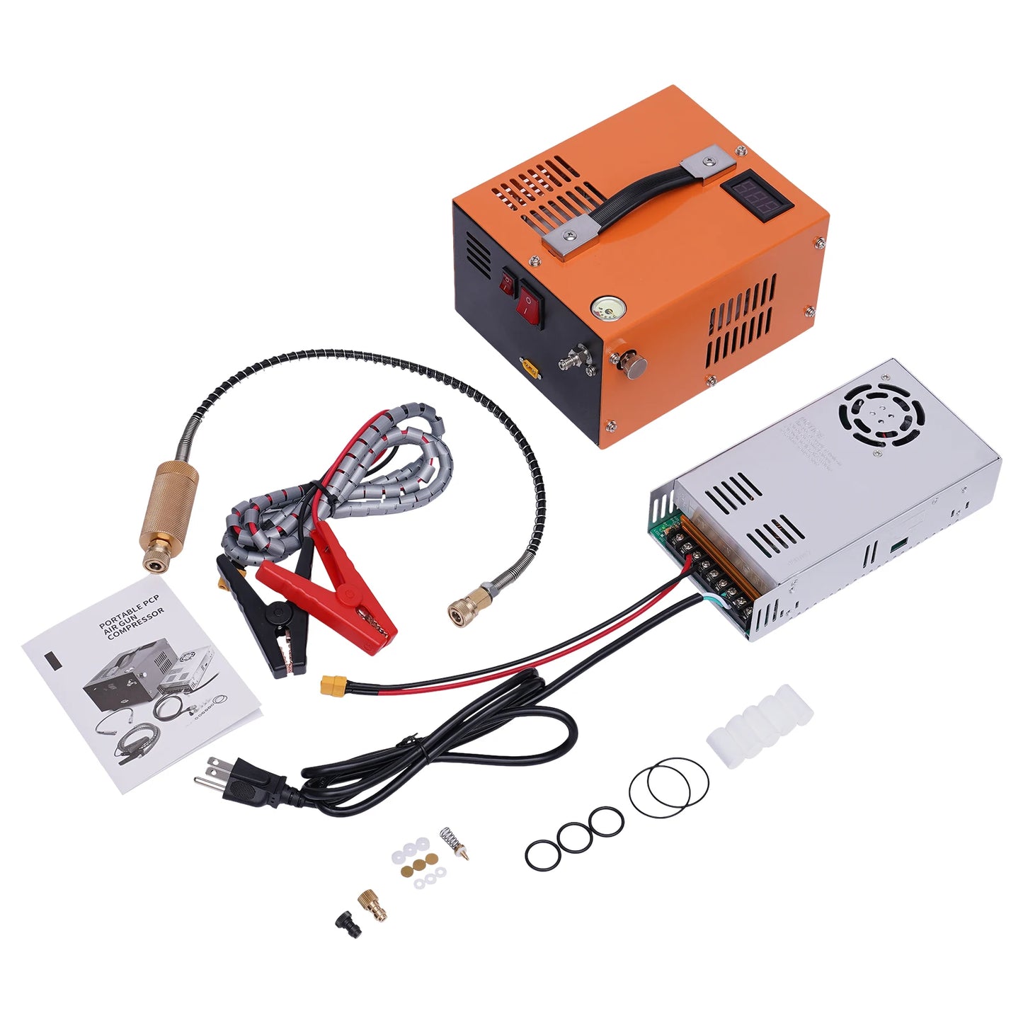 Bymaocar High Pressure PCP Air Compressor 4500 Psi Portable