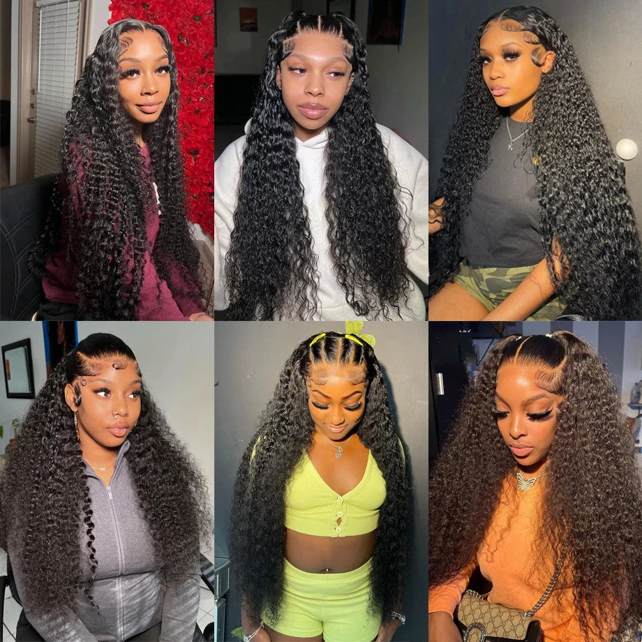 LafinoBundles Deep Wave Remy Hair Bundles Machine Weft