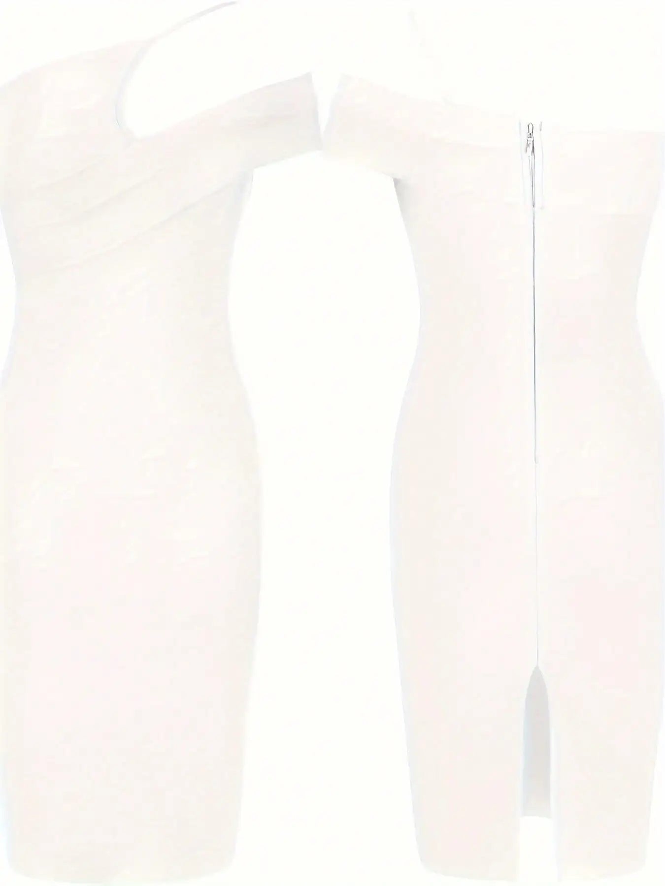 Ocstrade Bandage Dress Bodycon Evening One Shoulder Outfit