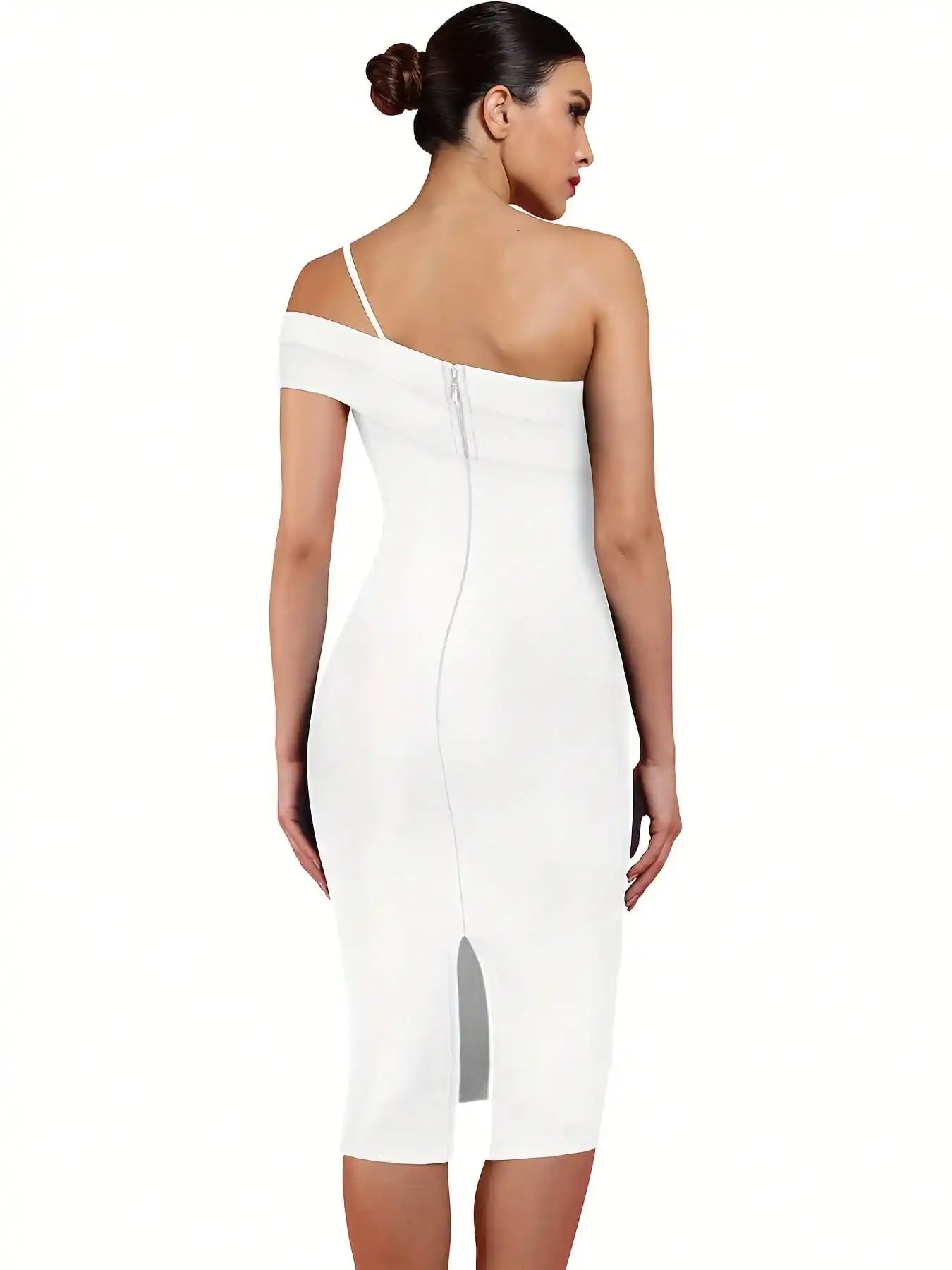 Ocstrade Bandage Dress Bodycon Evening One Shoulder Outfit