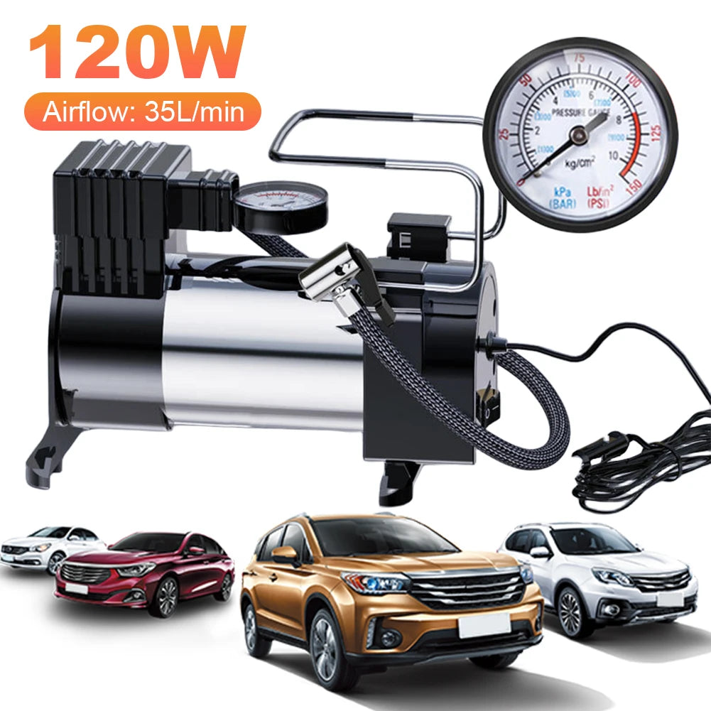 APWIKOGER Portable Air Compressor With Digital Gauge