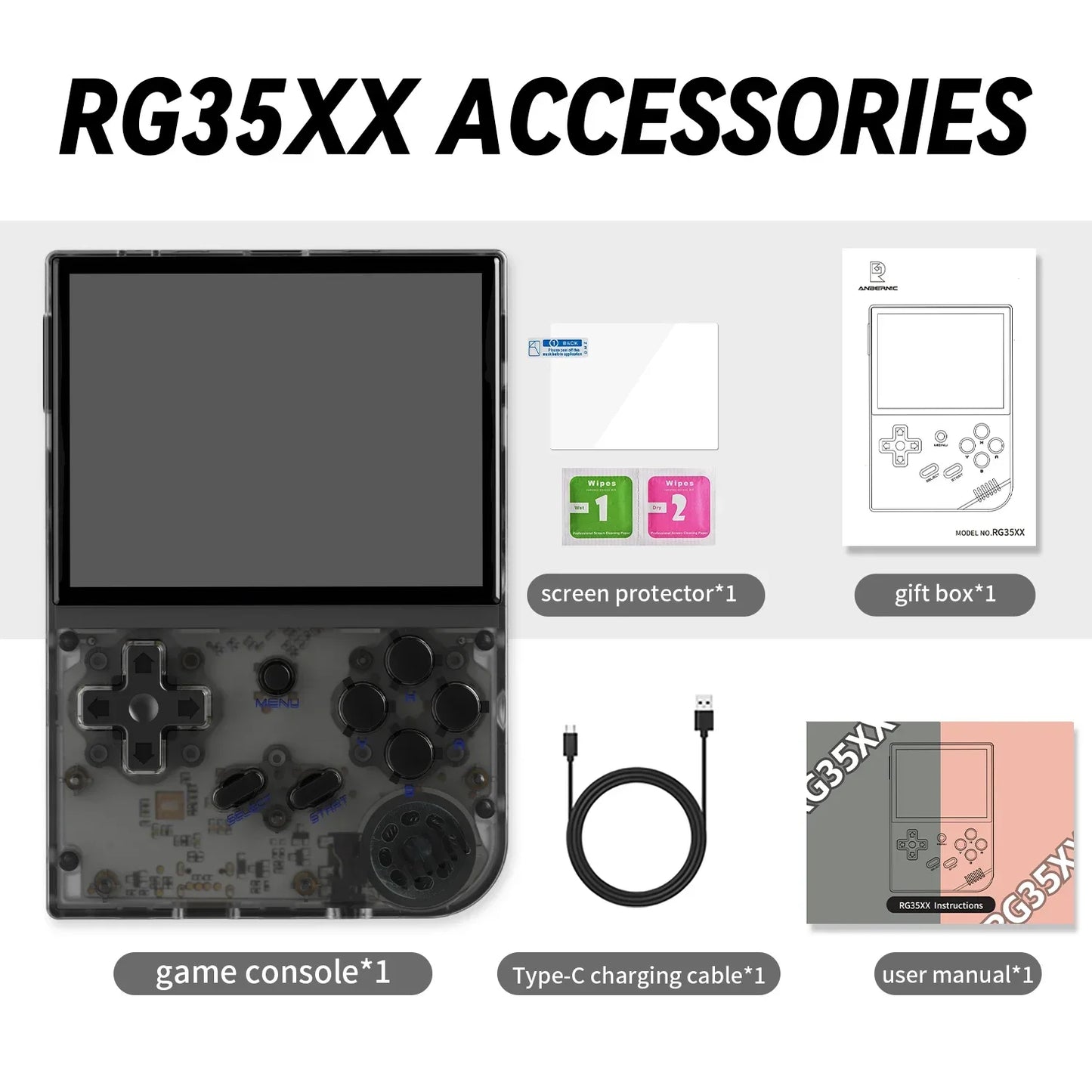 Anbernic RG35XX Handheld Console With H700 Processor IPS