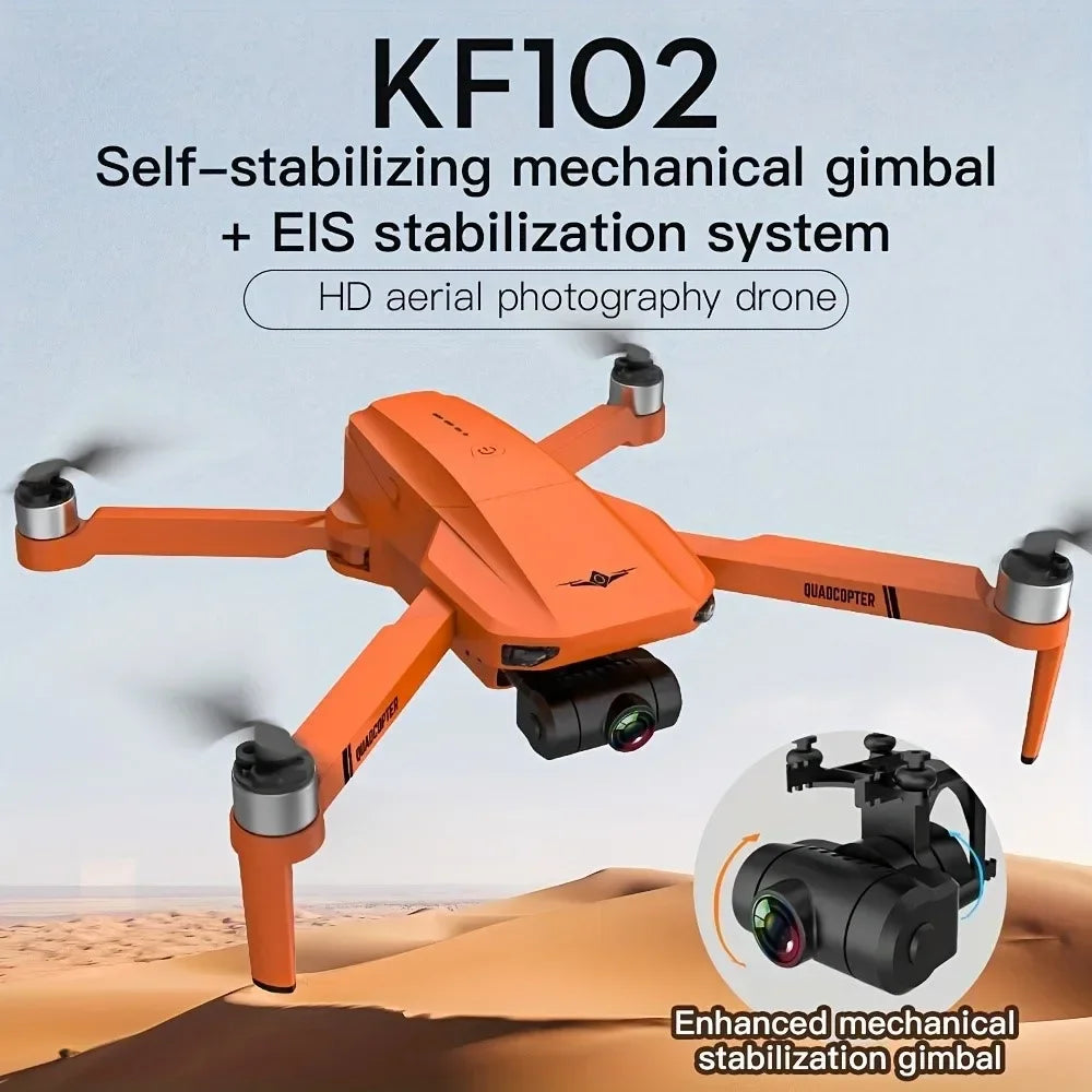 QJ Builtin 4K Drone With Dual Camera 2Axis Gimbal Pro