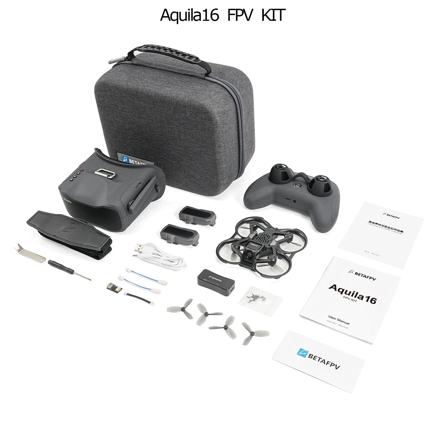 BETAFPV Aquila16 FPV Kit Brushless Racing Drone Indoor