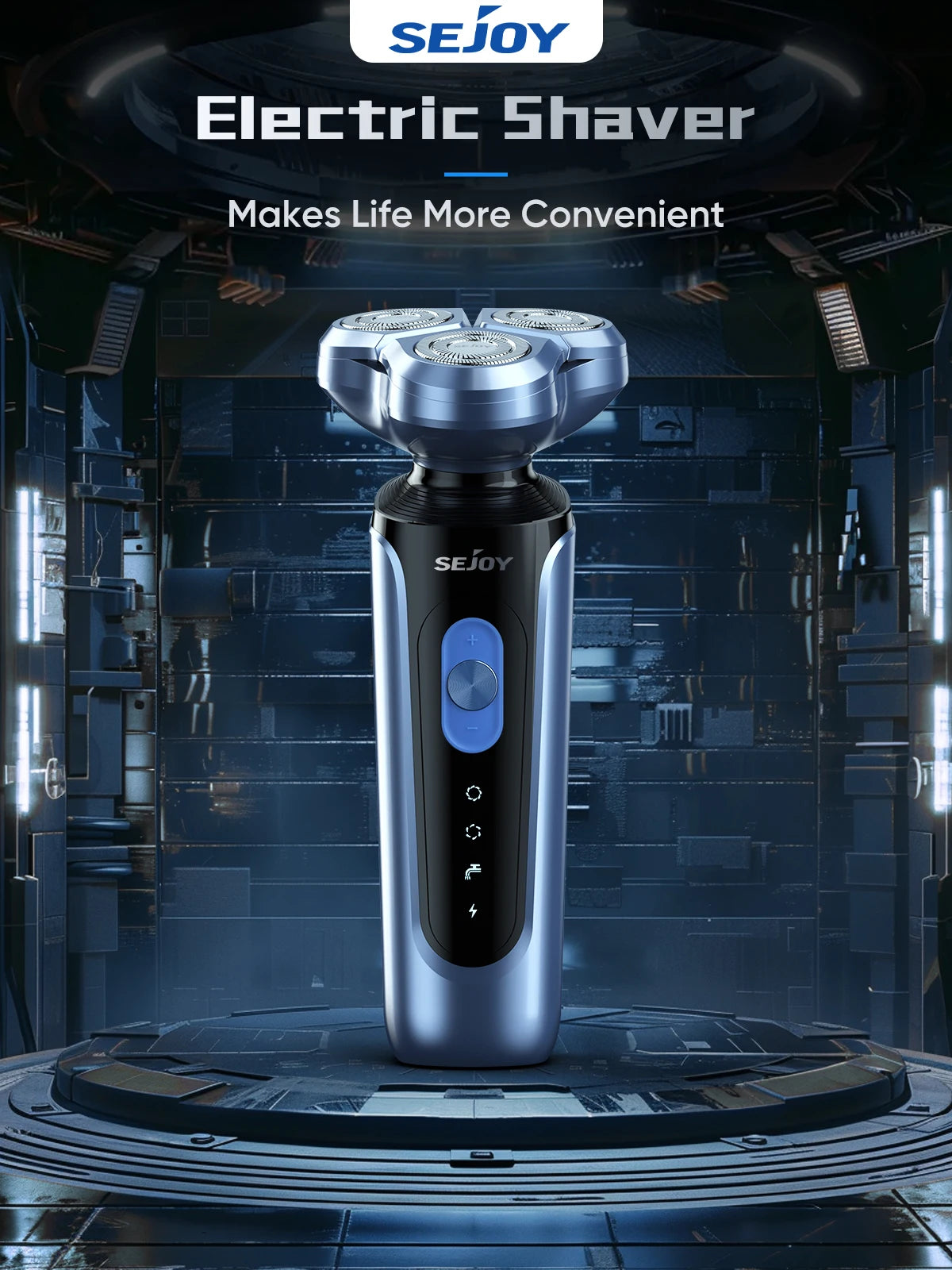 SEJOY 3 In 1 Men Shaver Electric Razor With Floating Head