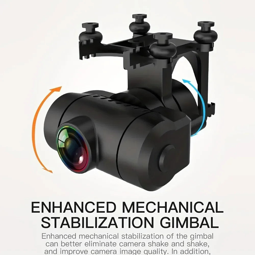 QJ Builtin 4K Drone With Dual Camera 2Axis Gimbal Pro