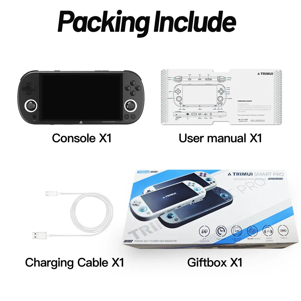 TRIMUICPU Trimui Smart Pro Handheld Game Console RGB